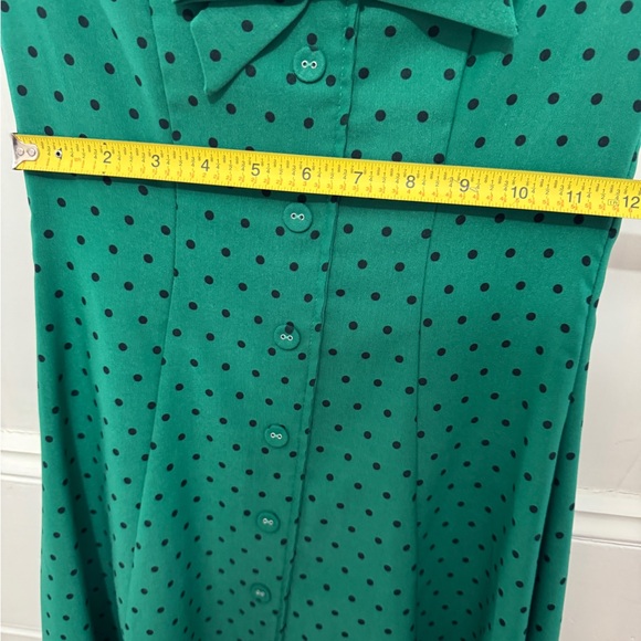 Tatyana Green Esmeralda Polka Dot Midi Dress - Picture 7 of 12